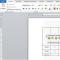 How to insert a ready-made Excel table in Word